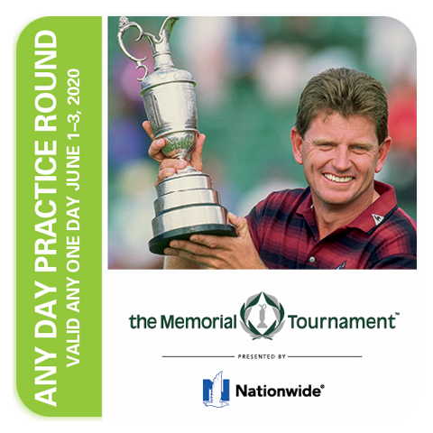 Example of Any-Day Practice Round Ticket Set of Three (3)